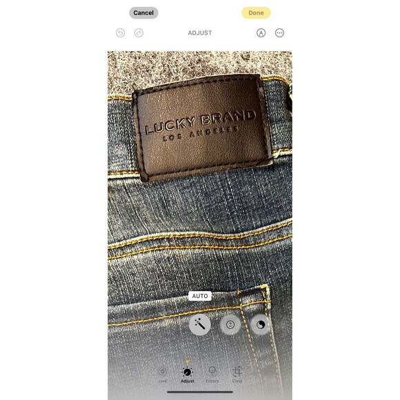 Lucky Brand 181 Men's Jeans Blue, Relaxed Straight (44/30) - Picture 7 of 16